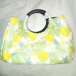 *NWOT* Pineapple and Palms Tote Bag